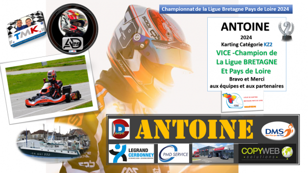 Antoine vice champion de bretagne et pays de loire 1