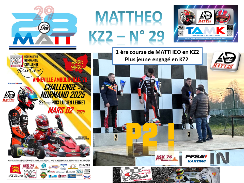 Challenge normand anneville kz2 resultat