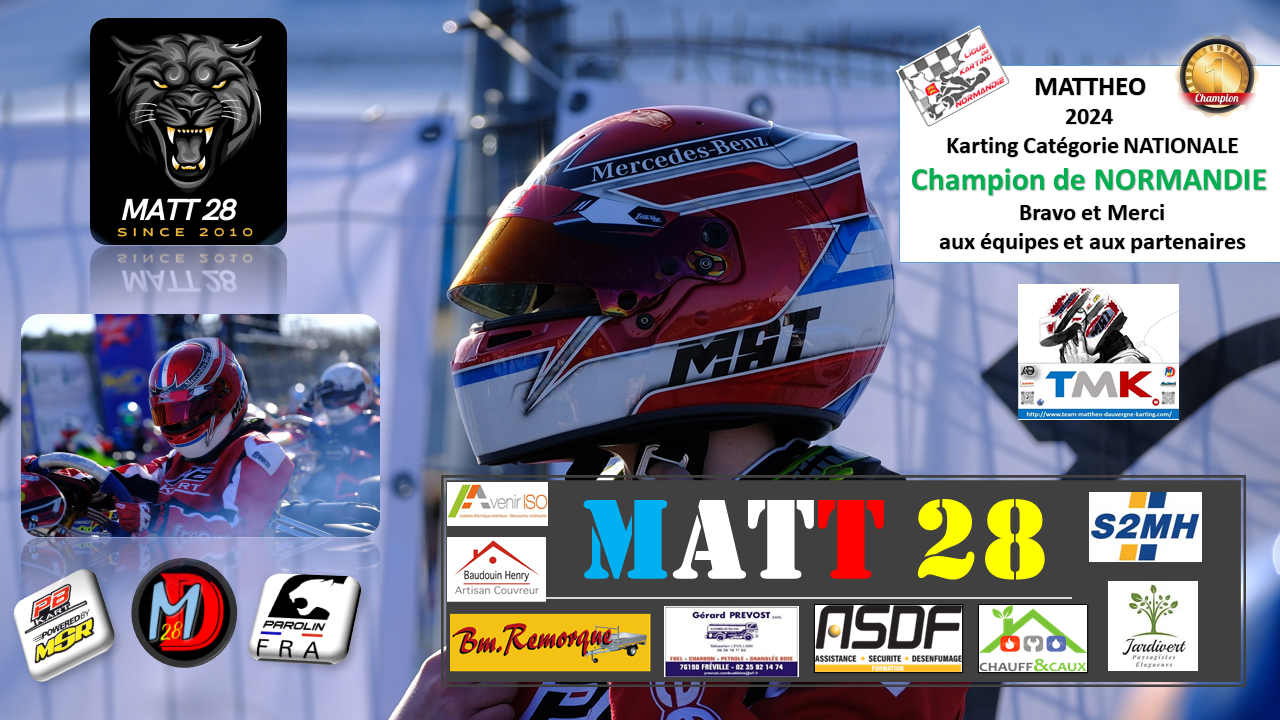 Matt 28 2 champion de normandie 1